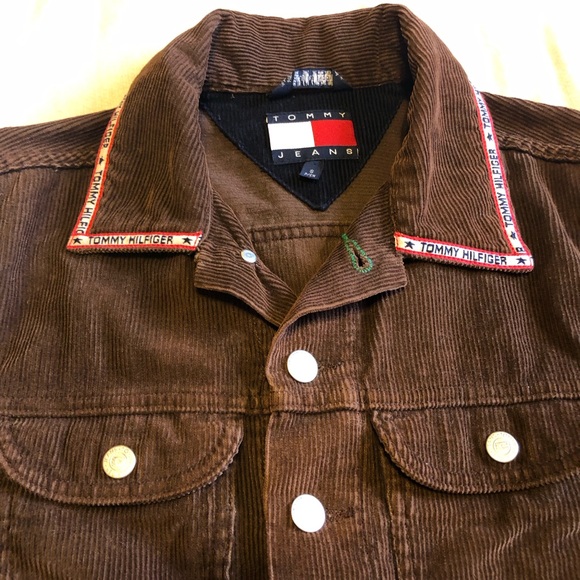 Vintage Tommy Hilfiger brown corduroy jacket - Picture 2 of 10